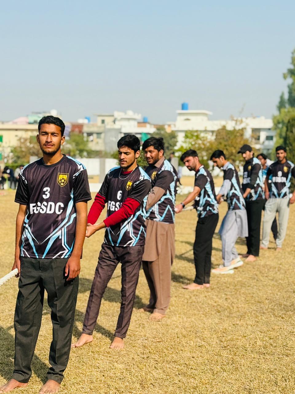 FG Science Degree College Tug of War Team